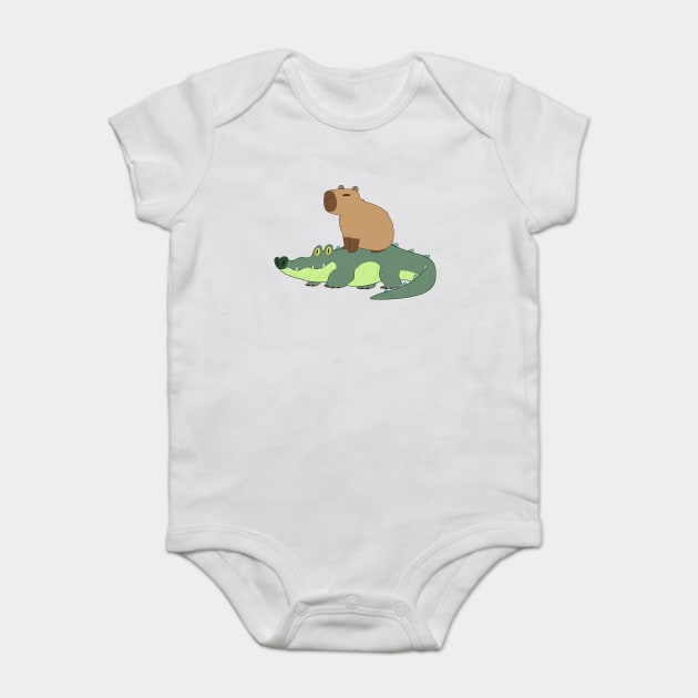 Capy & Croc Baby Bodysuit by GoshWow®